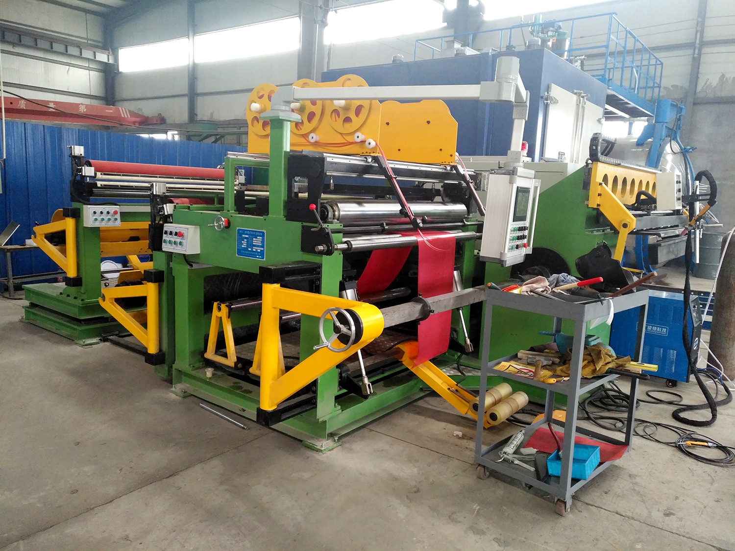 BRJ-1400/2型雙層低壓箔式繞線機(jī)